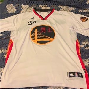 Stephen Curry Chinese New Year Jersey 2017